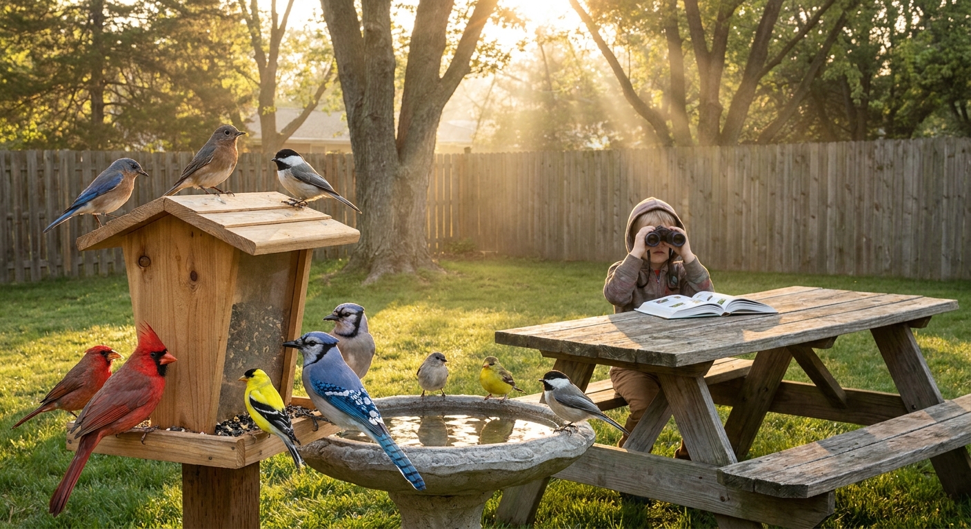 The Backyard Big Ten: A Field Guide to Your Most Likely Feathered Neighbors