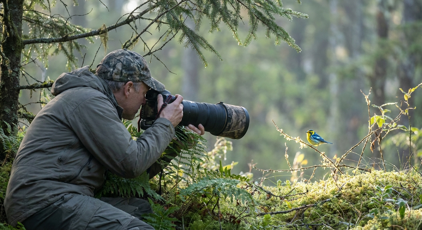 Through the Lens and the Leaves: A Field Guide Approach to Bird Photography